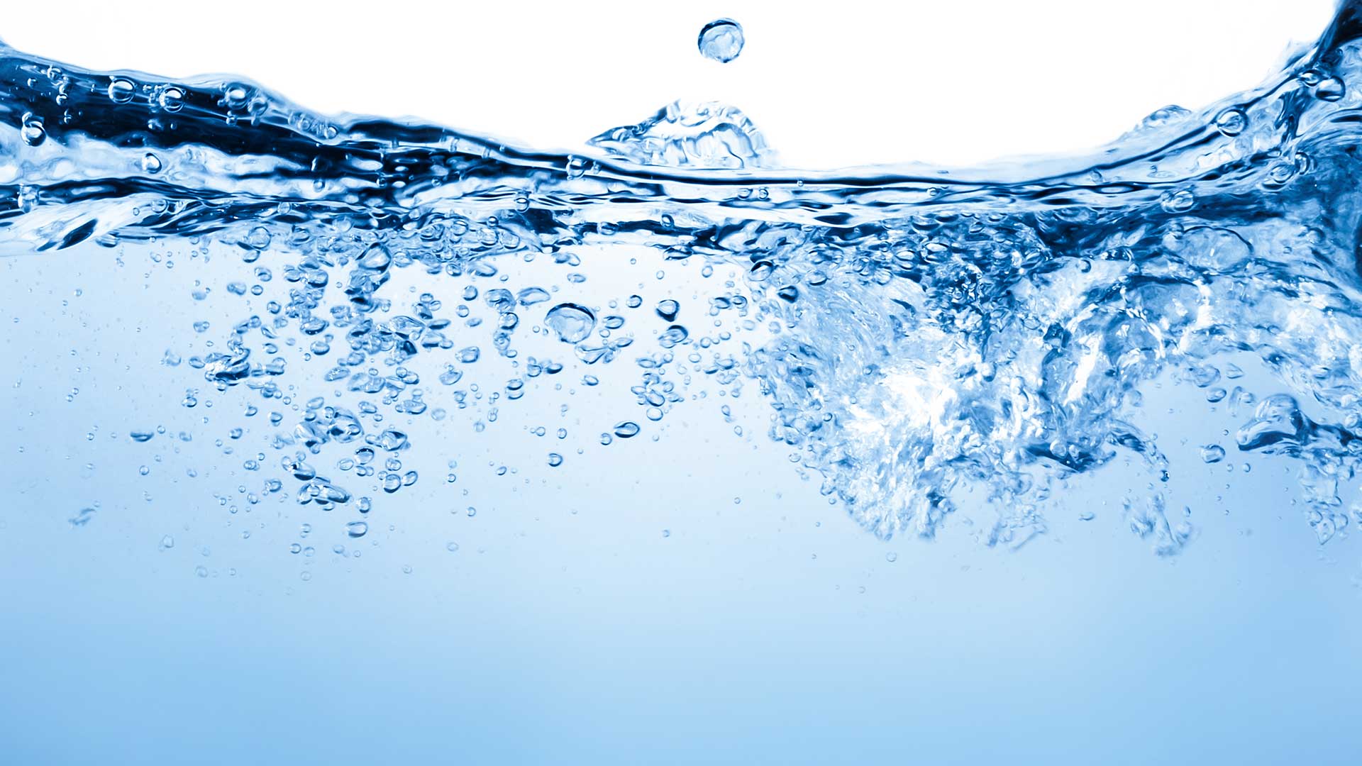 Water and Bubbles Banner Image